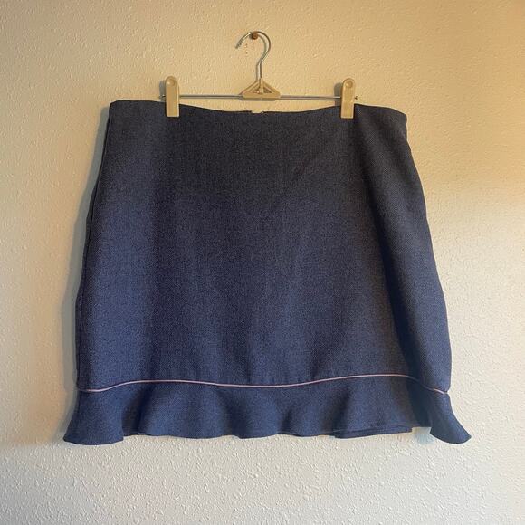 Adorable Vintage Plus Size Coquette Ruffle Mini Skirt - Picture 1 of 3